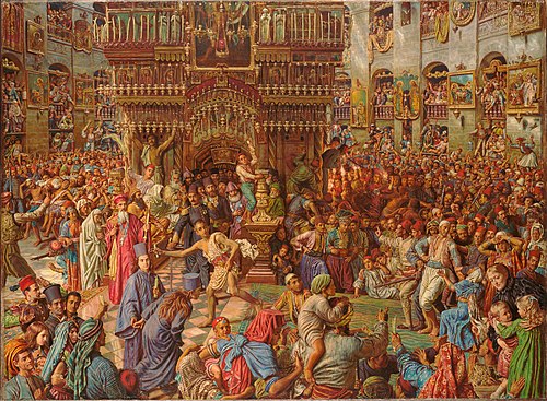The Miracle of the Holy Fire, 1892, William Holman Hunt