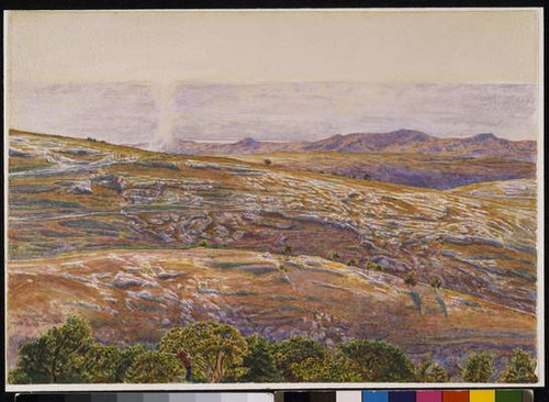 The Dead Sea from Siloam, 1857, William Holman Hunt