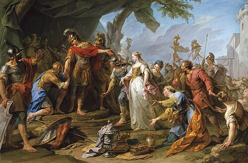 The Generosity of Scipio, 1728, Jean Restout