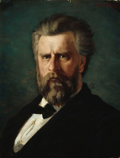 Portrait of the Sculptor C. E. Sjöstrand, 1876, Hilda Granstedt