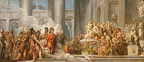 The Arrival of Aeneas in Carthage, 1772, Jean-Bernard Restout
