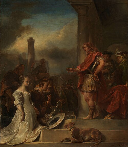 The continence of Scipio, 1672, Jan van Noordt