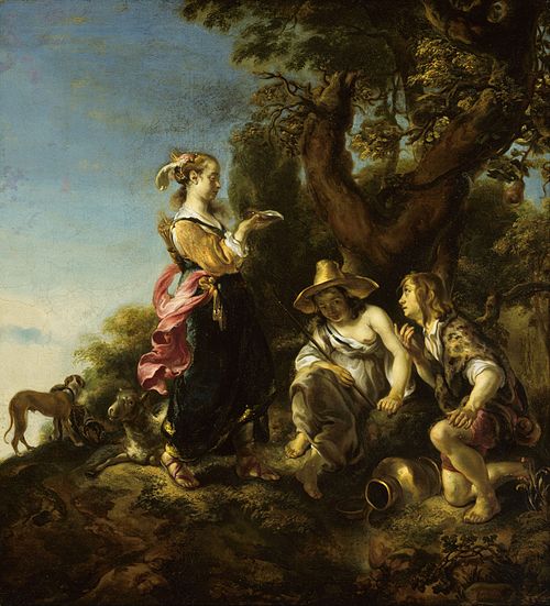 Granida and Daifalo, 1650, Jan van Noordt