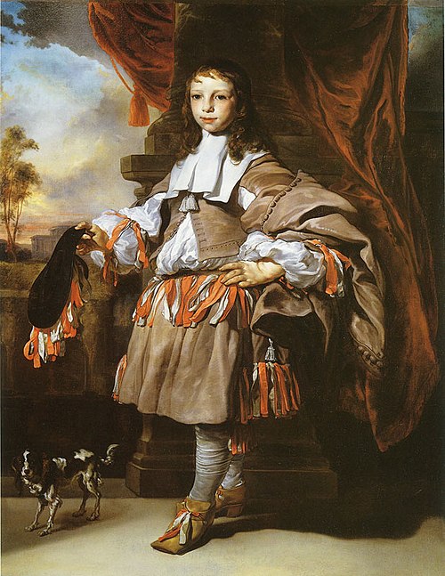 Portrait d'un jeune seigneur, 1665, Jan van Noordt