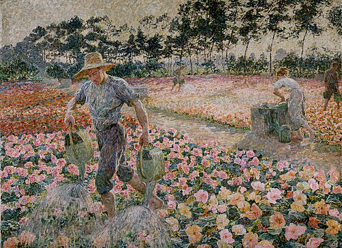 Les Bégonias (Le Jardinier), 1913, Jenny Montigny