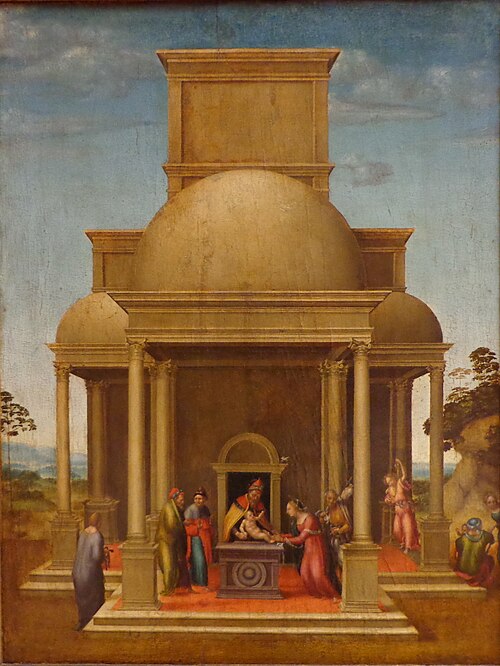 La Présentation au Temple, , Maître de Serumido