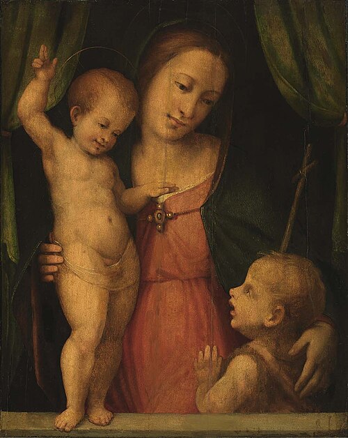 Madonna, 1525, Maître de Serumido