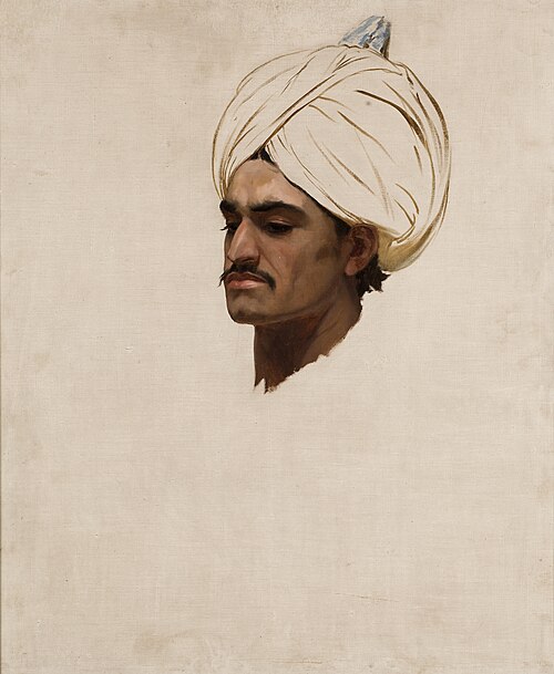 Study of an Arab's Head, , Stanisław Chlebowski