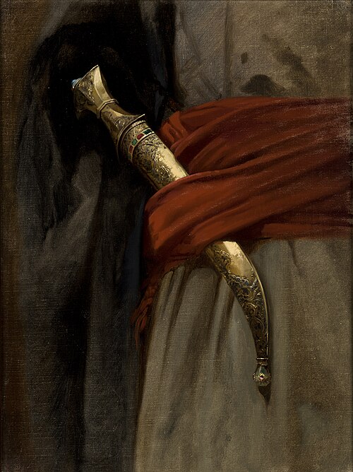 Study of a Khanjar, , Stanisław Chlebowski