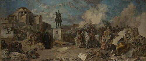 Entry of Sultan Mehmed II in Constantinople, 1879, Stanisław Chlebowski
