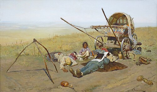 On the road. Death or a migrant., , Sergueï Ivanov