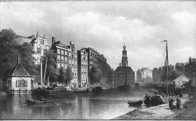 Het singel bij de Munt, 1878, Edouard Alexander Hilverdink