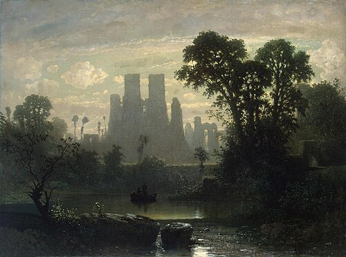 Ruines du château de Kenilworth, 1850, Guillaume Van der Hecht