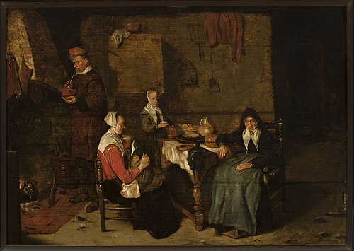 Family scene, 1660, Quirijn van Brekelenkam