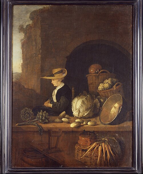 The Vegetable Seller, 1660, Quirijn van Brekelenkam