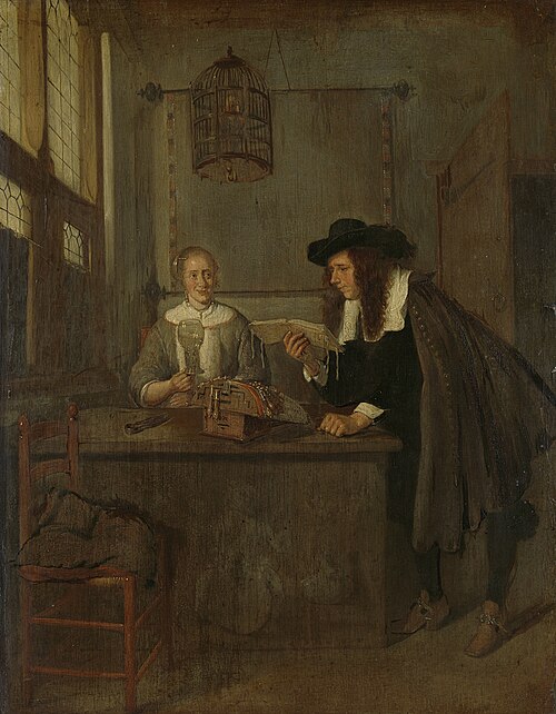 Reading aloud, 1660, Quirijn van Brekelenkam