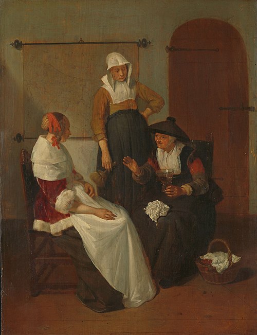 Une discussion confidentielle, 1661, Quirijn van Brekelenkam