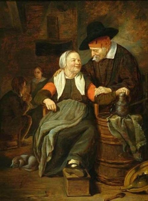 Youth and Old Age, 1658, Quirijn van Brekelenkam