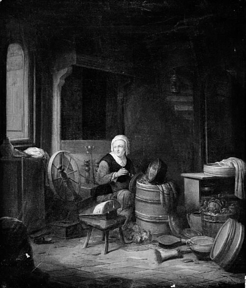 The Spinner's Meal, 1771, Quirijn van Brekelenkam