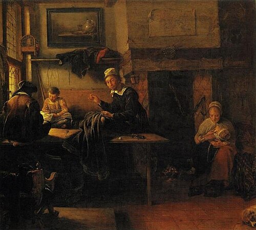 Interior of a Tailor's Shop, 1658, Quirijn van Brekelenkam