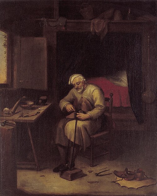Schoenmaker, 1850, Quirijn van Brekelenkam