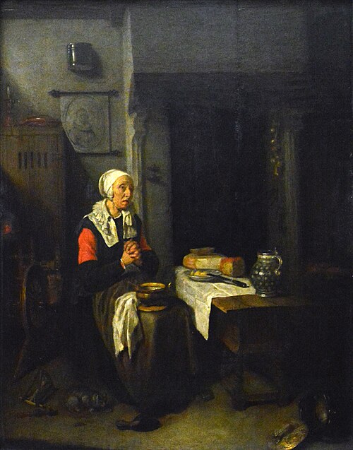 Le Bénédicité, 1650, Quirijn van Brekelenkam