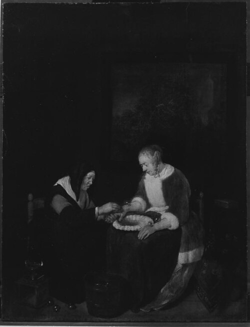 Die Schröpfköpfe, 1661, Quirijn van Brekelenkam