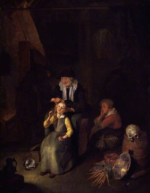 Cottage interior, 1657, Quirijn van Brekelenkam