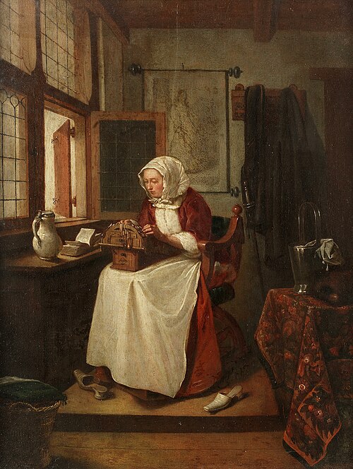 A Lace Maker, 1657, Quirijn van Brekelenkam