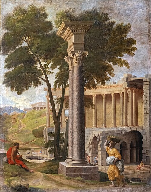 Paysage avec ruines antiques, 1659, Jean Lemaire
