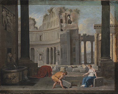 Theseus finding his Father's Sword and Sandals, 1635, Jean Lemaire
