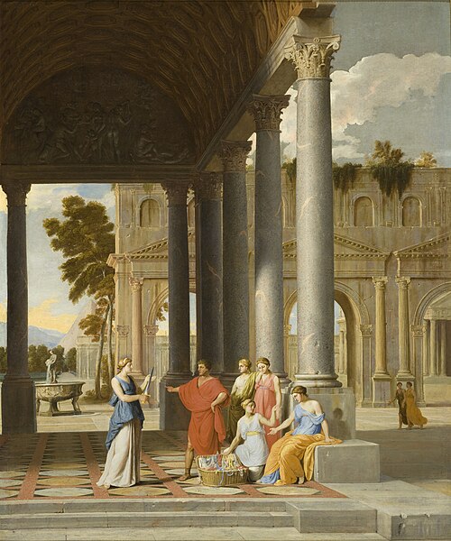 Achilles Discovered Among the Daughters of Lycomedes, 1642, Jean Lemaire