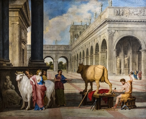 Dédale et Pasiphaé, 1650, Jean Lemaire