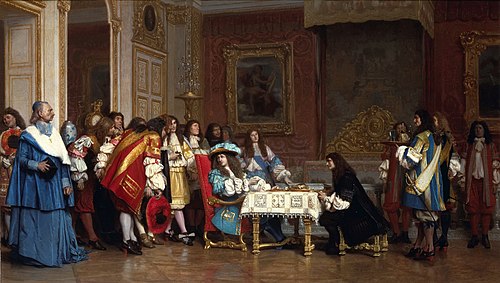 Louis XIV et Molière, 1862, Jean-Léon Gérôme