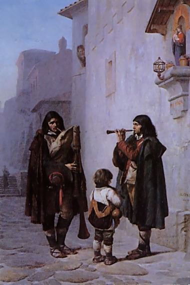 The pifferari, 1857, Jean-Léon Gérôme