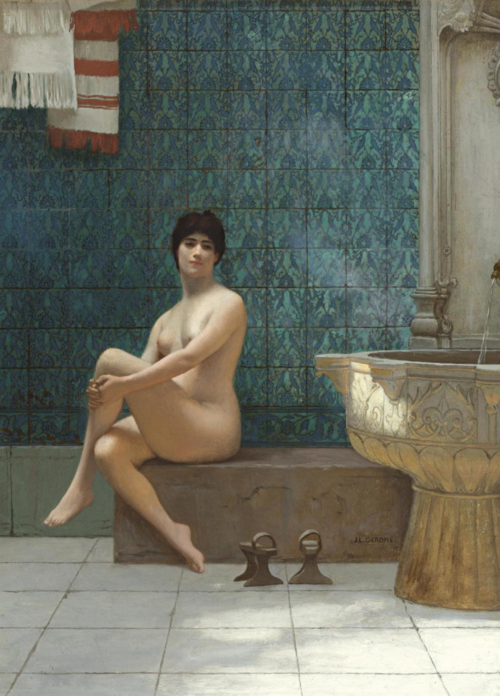 Baigneuse à la piscine de Brousse, 1900, Jean-Léon Gérôme