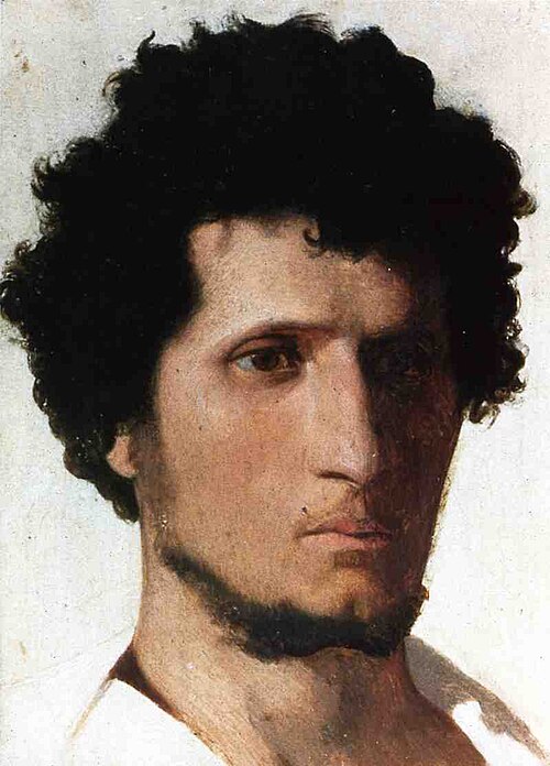 Paysan de la campagne romaine, de face, 1843, Jean-Léon Gérôme