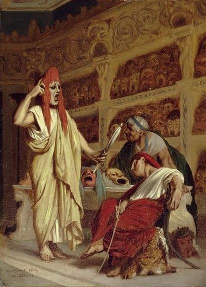 Les Comédiens, 1863, Jean-Léon Gérôme