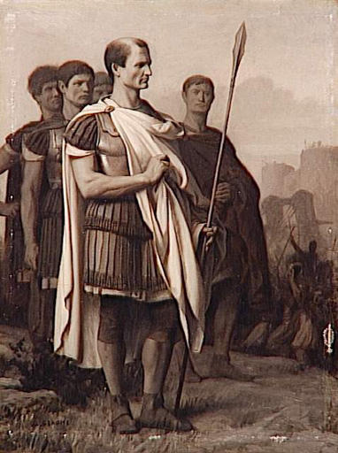 Jules César au milieu de ses lieutenants, 1863, Jean-Léon Gérôme