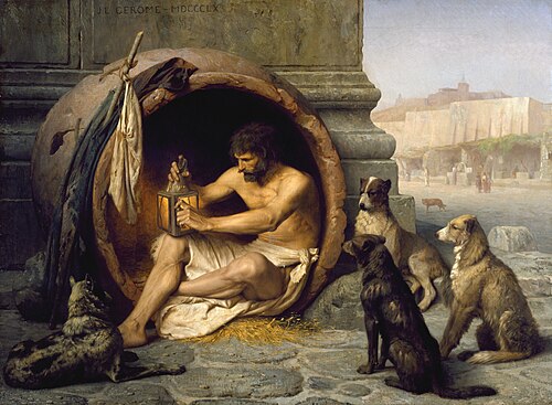 Diogène, 1860, Jean-Léon Gérôme