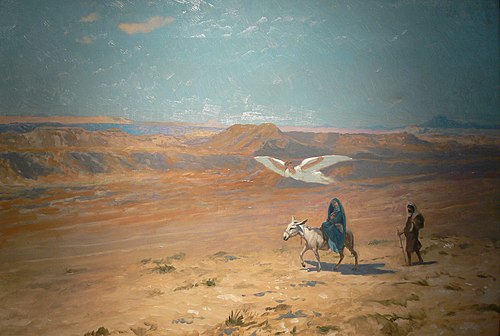 La Fuite en Égypte, 1897, Jean-Léon Gérôme