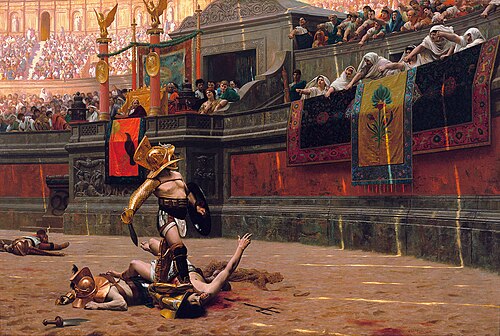 Pollice verso, 1872, Jean-Léon Gérôme