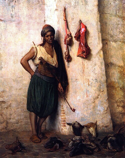 Boucher turc à Jérusalem, 1862, Jean-Léon Gérôme