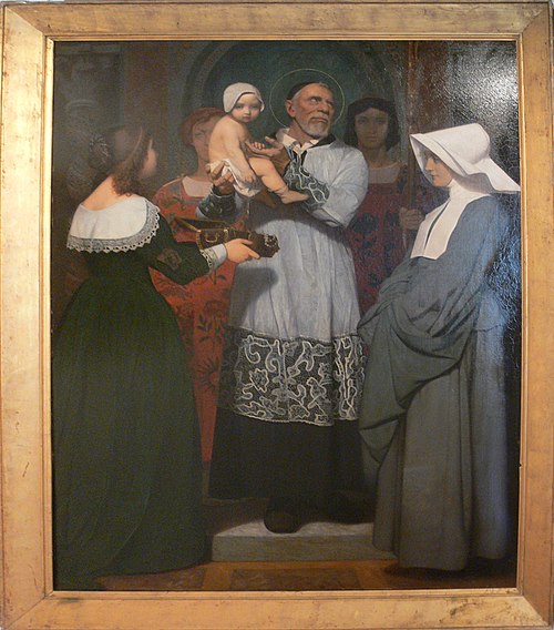 Saint Vincent de Paul, 1847, Jean-Léon Gérôme