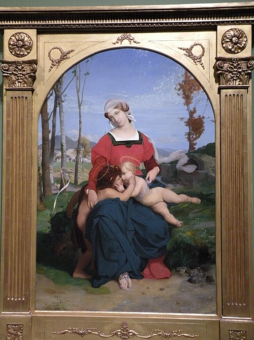La Vierge, l'Enfant Jésus et saint Jean, 1848, Jean-Léon Gérôme