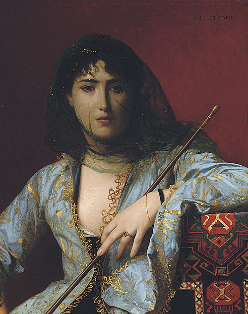 Femme circassienne voilée, 1876, Jean-Léon Gérôme