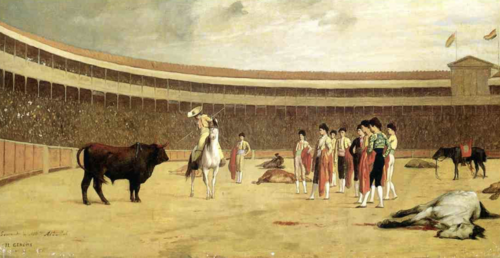 Taureau et picador, 1867, Jean-Léon Gérôme