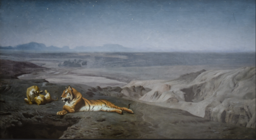 La Nuit au désert, 1884, Jean-Léon Gérôme