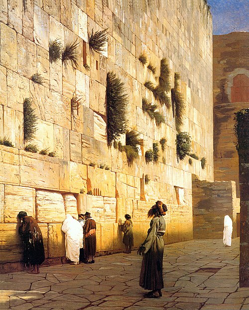Le Mur de Salomon, 1876, Jean-Léon Gérôme