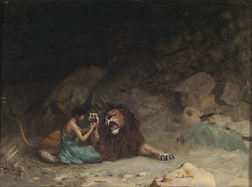 Androcles, 1902, Jean-Léon Gérôme